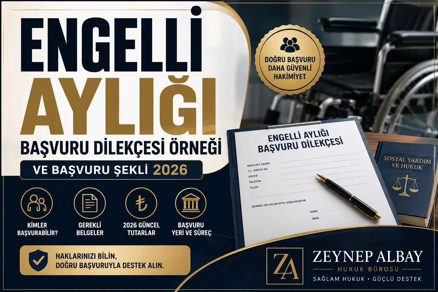 SGK Engelli Aylığı Başvuru Dilekçesi Örneği ve Başvuru Süreci