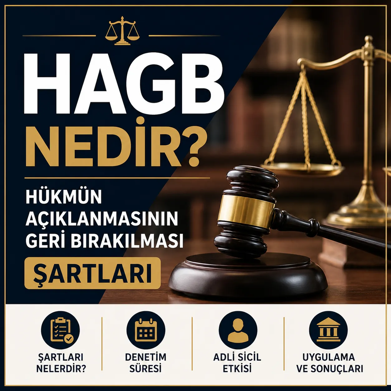 HAGB Nedir? Hükmün Açıklanmasının Geri Bırakılması Şartları